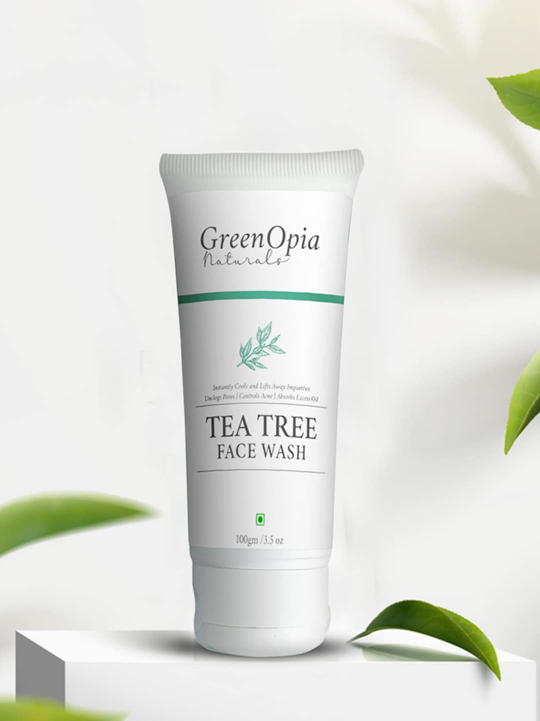 

The Minies Naturals Tea Tree Face Wash, White