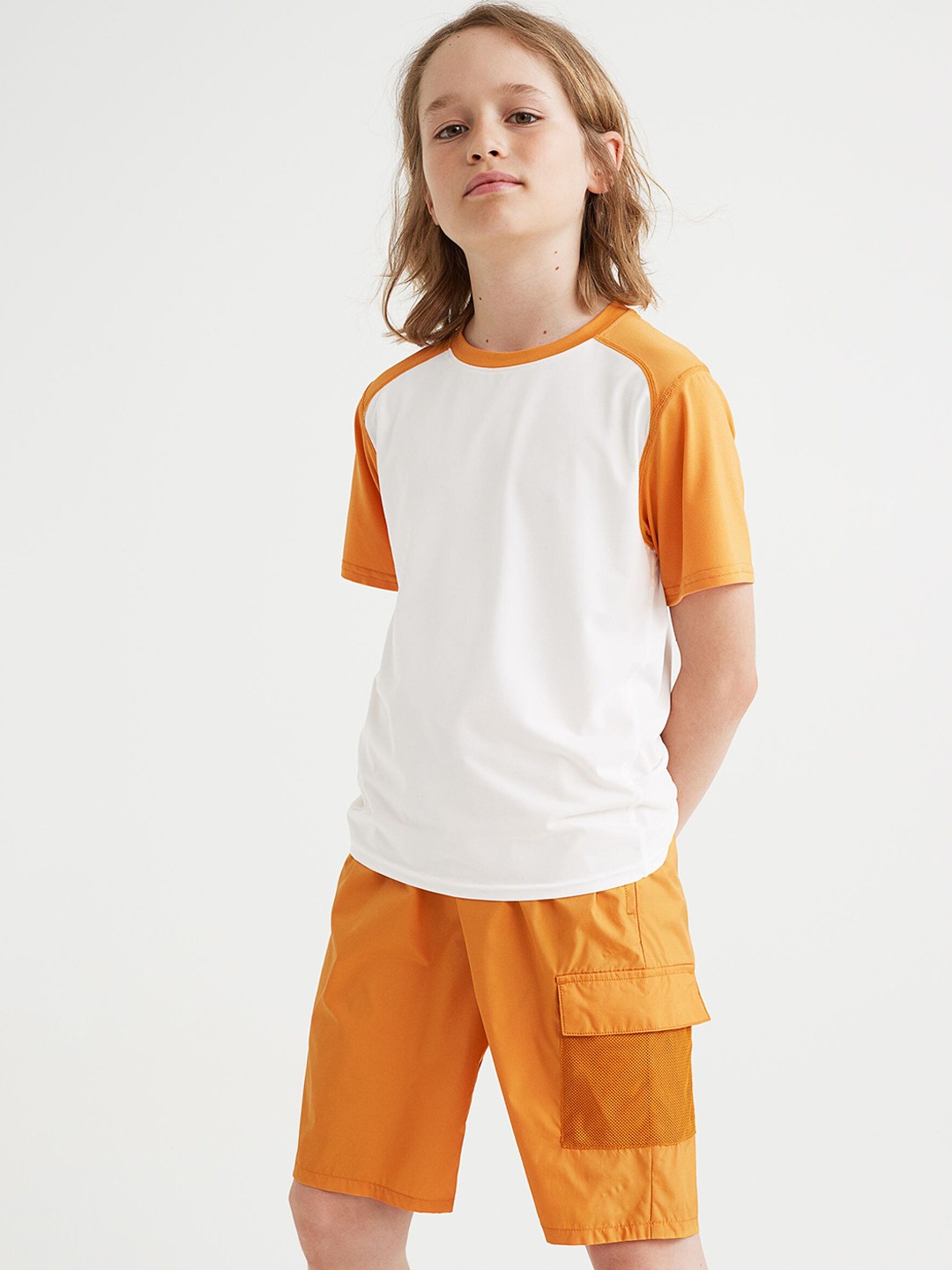 

H&M Boys Yellow Sports shorts