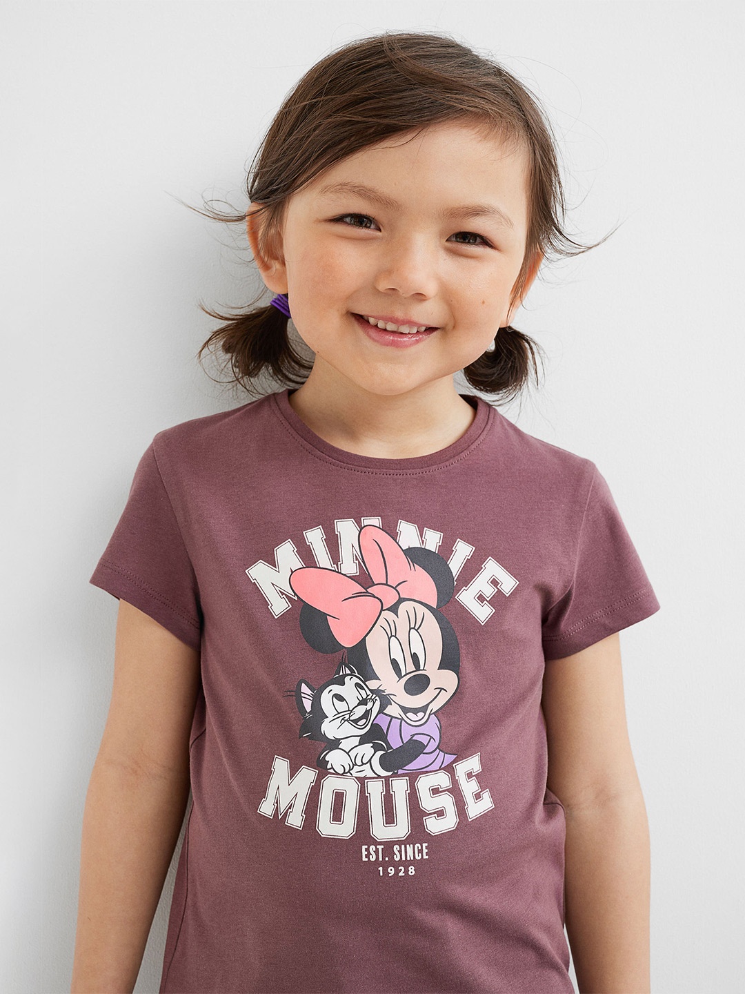 

H&M Girls Brown 3-Pack Printed Jersey Tops
