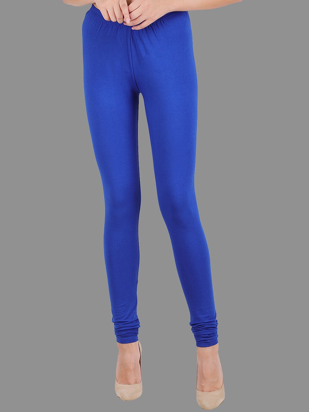 

SPIFFY Women Blue Solid Slim Fit Churidar