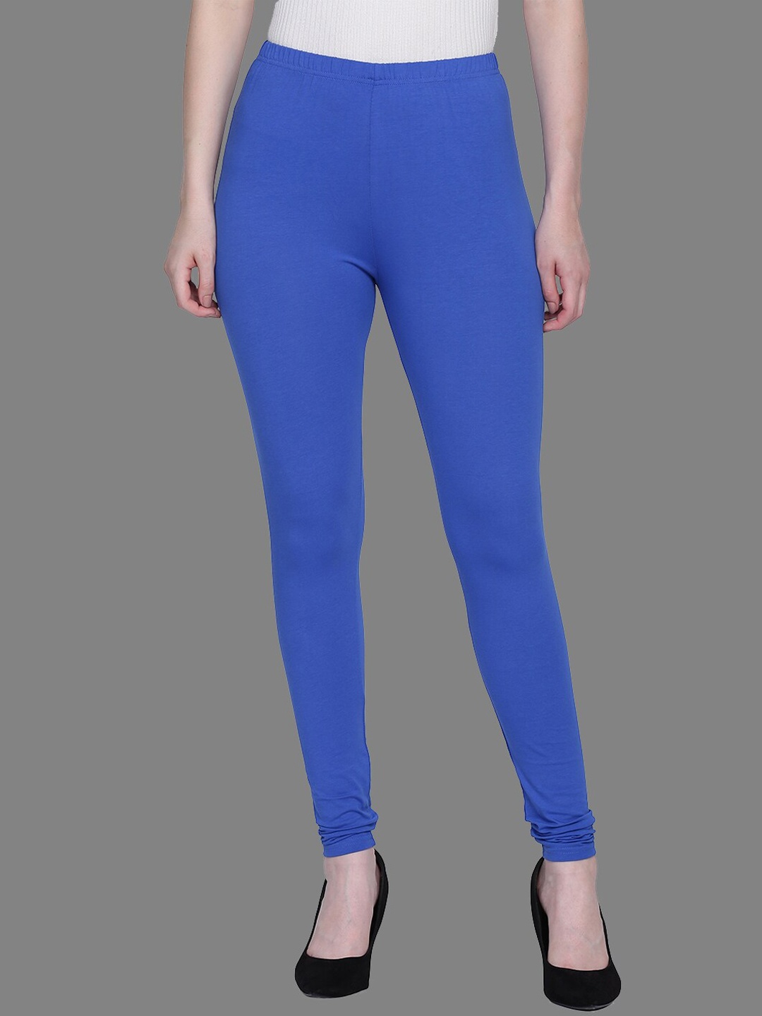 

SPIFFY Women Plus Size Blue Solid Slim Fit Churidar