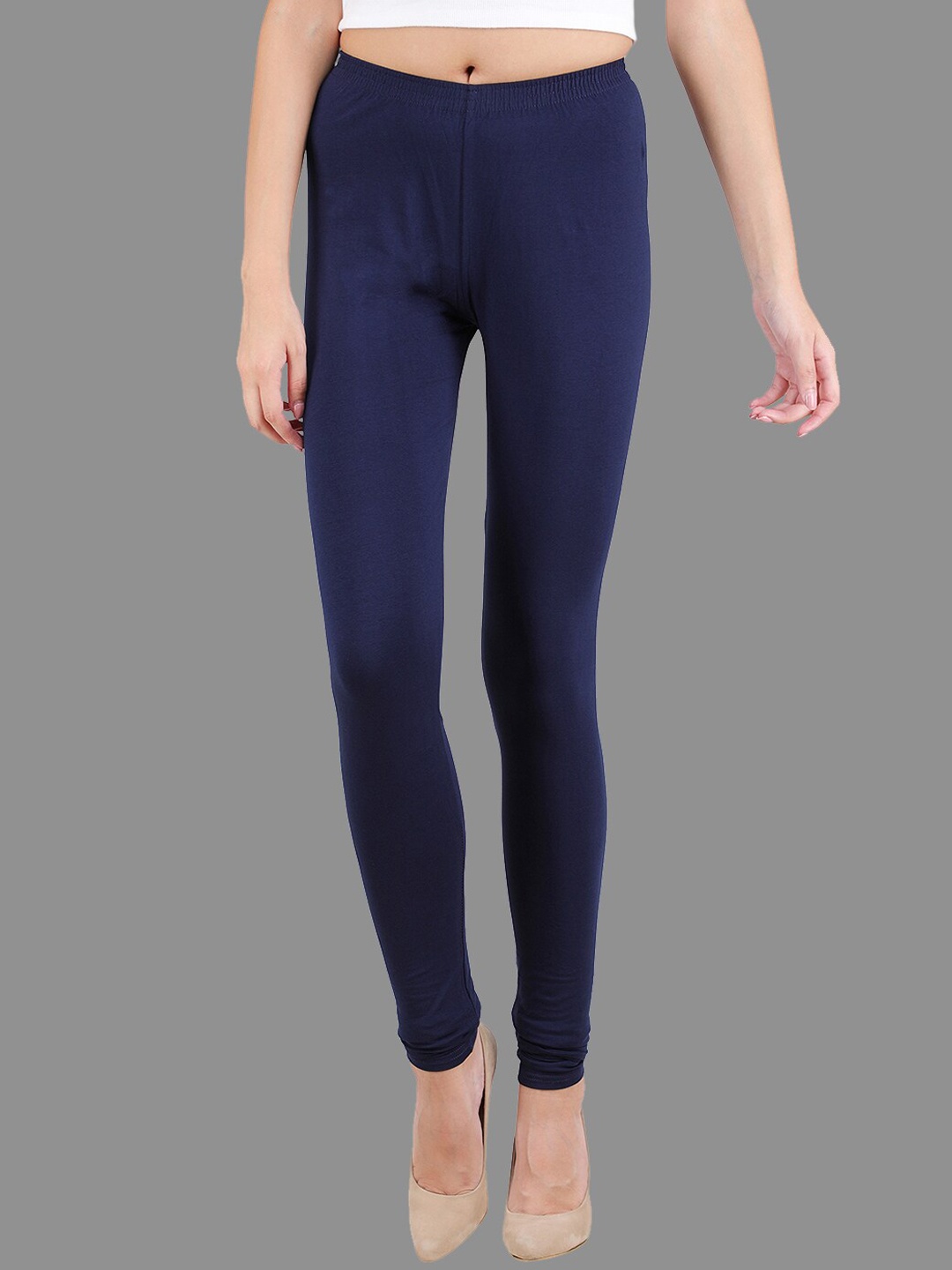 

SPIFFY Navy Blue Churidar Leggings