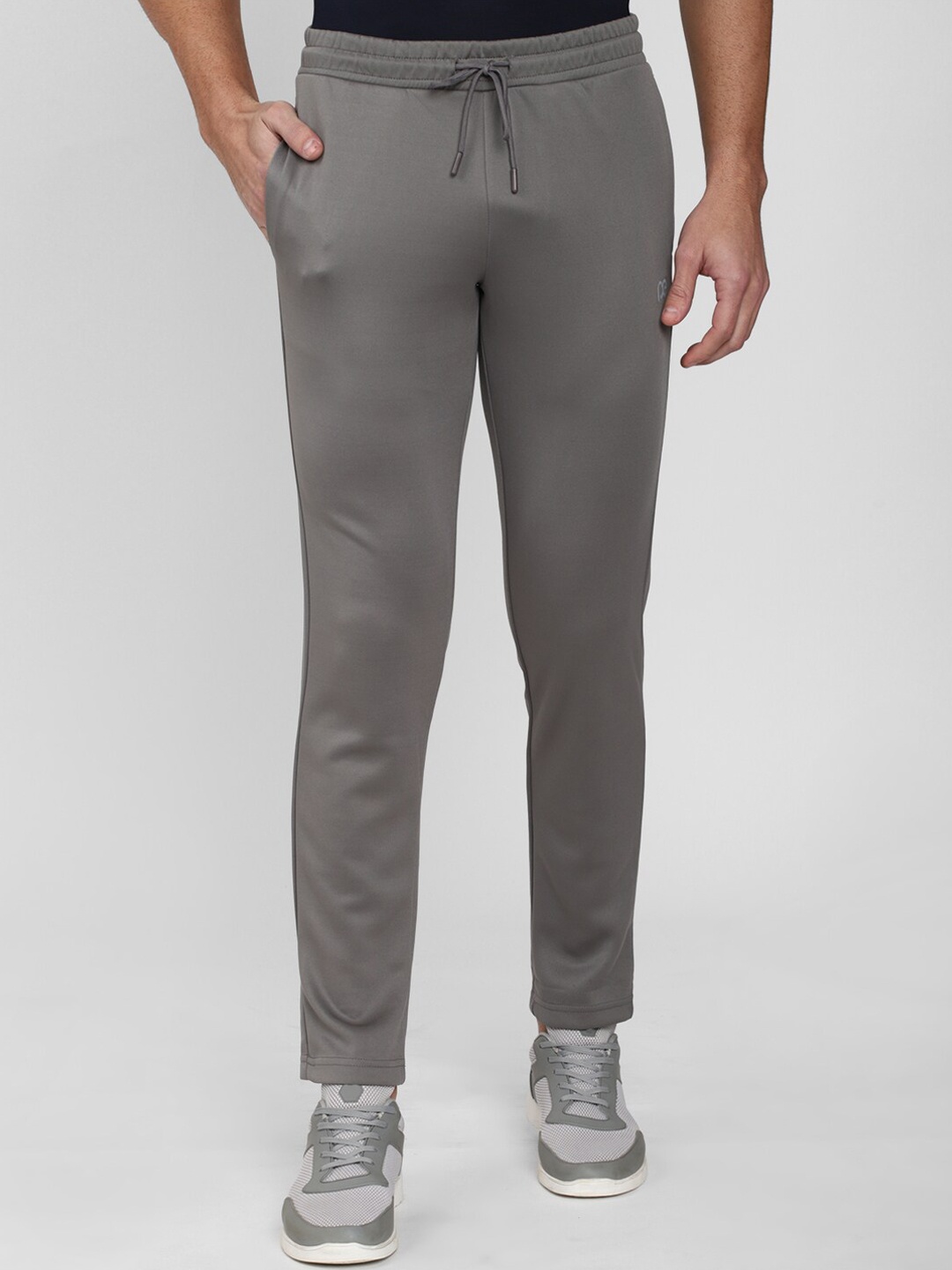 

Peter England Casuals Men Grey Solid Slim Fit Track Pants