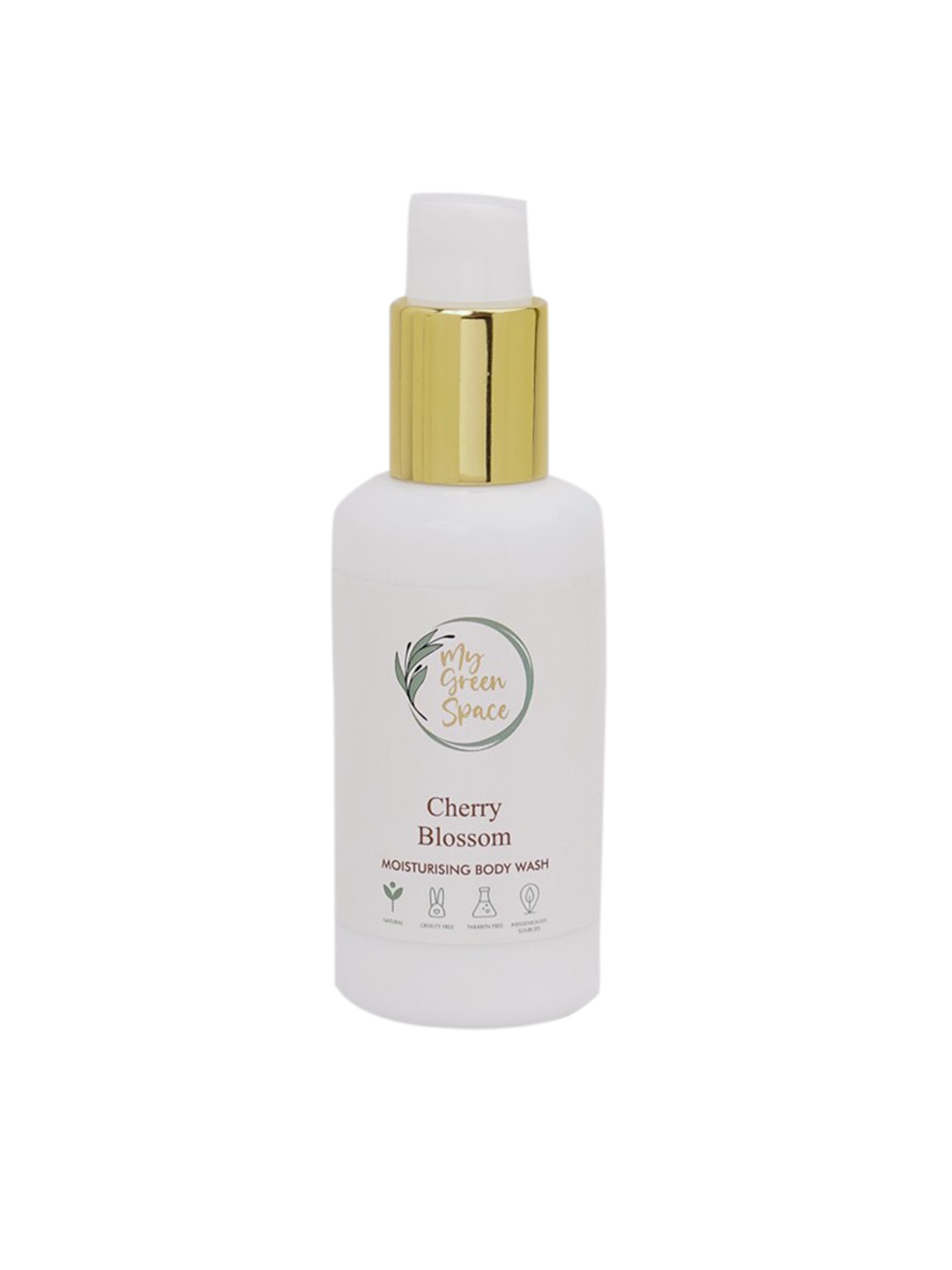 

My Green Space Paraben Free Natural Cherry Blossom Moisturising Body Wash - 120 ml, White