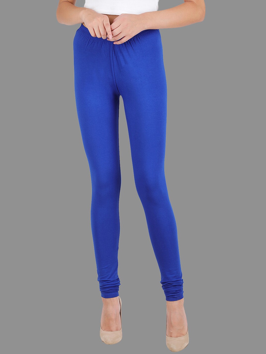 

SPIFFY Women Blue Solid Churidar Legging