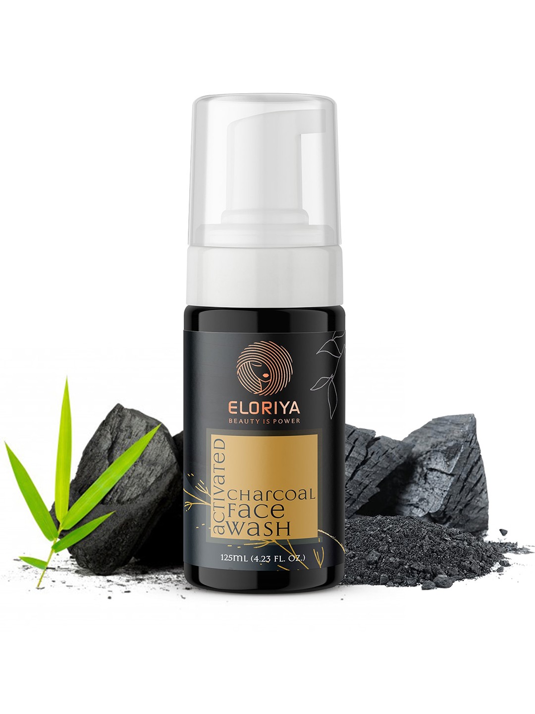 

ELORIYA Activated Charcoal Face Wash 125 ml, Black