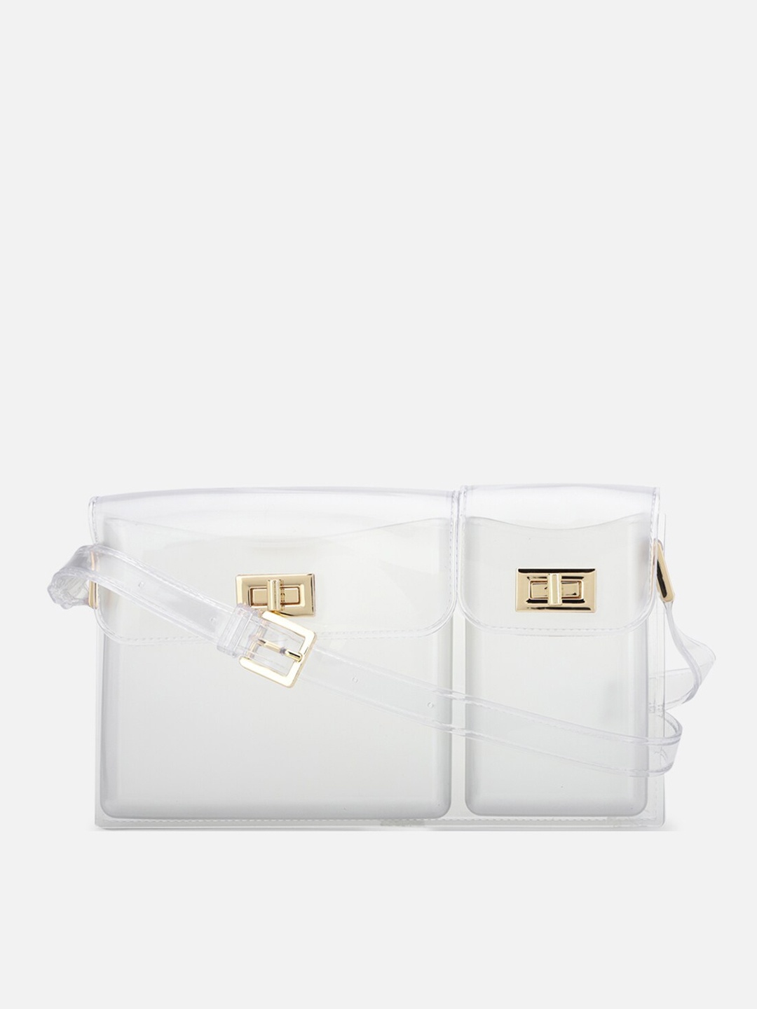 

FOREVER 21 White PU Oversized Swagger Satchel with Bow Detail