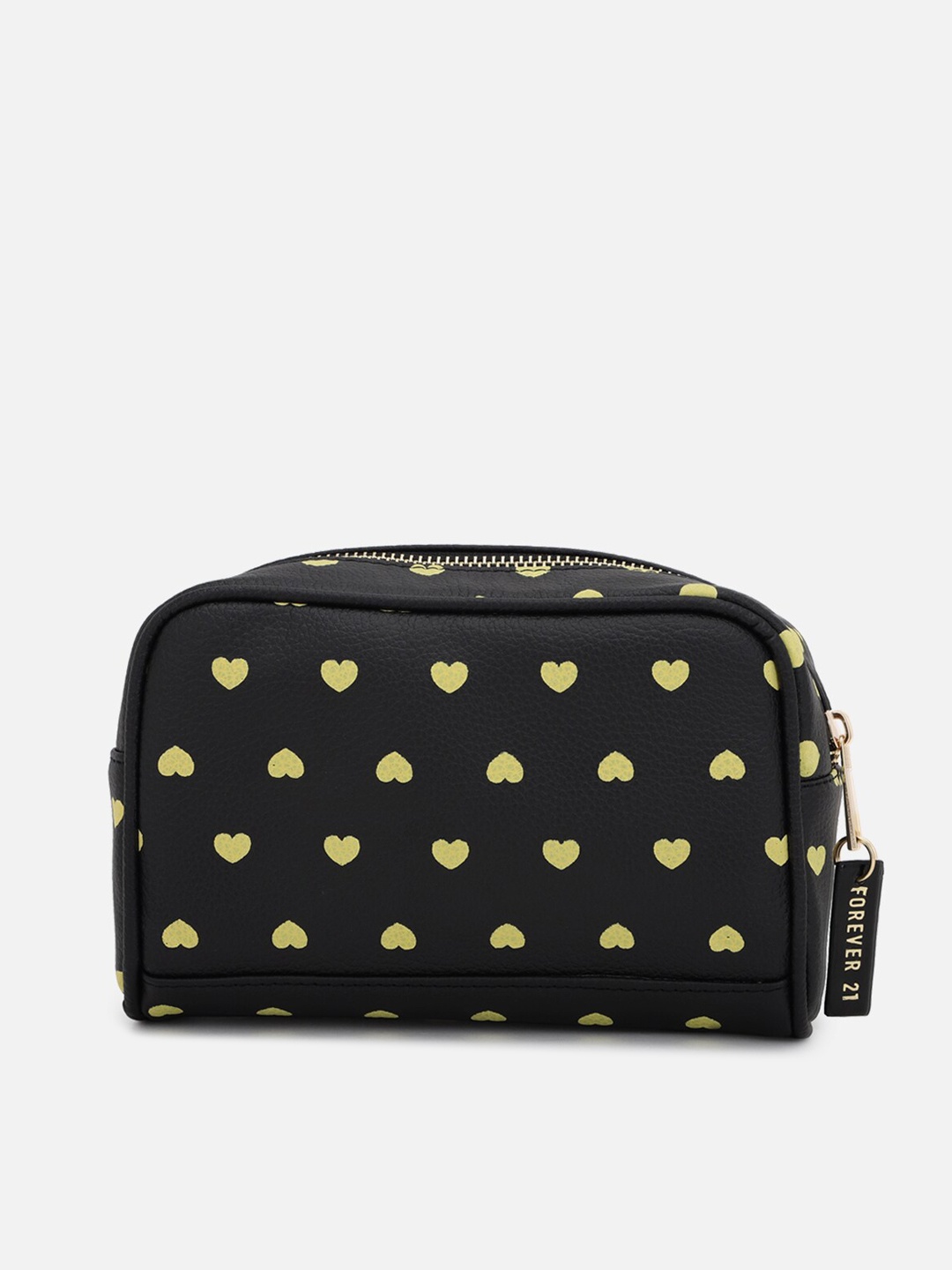 

FOREVER 21 Black Animal Embellished PU Structured Sling Bag