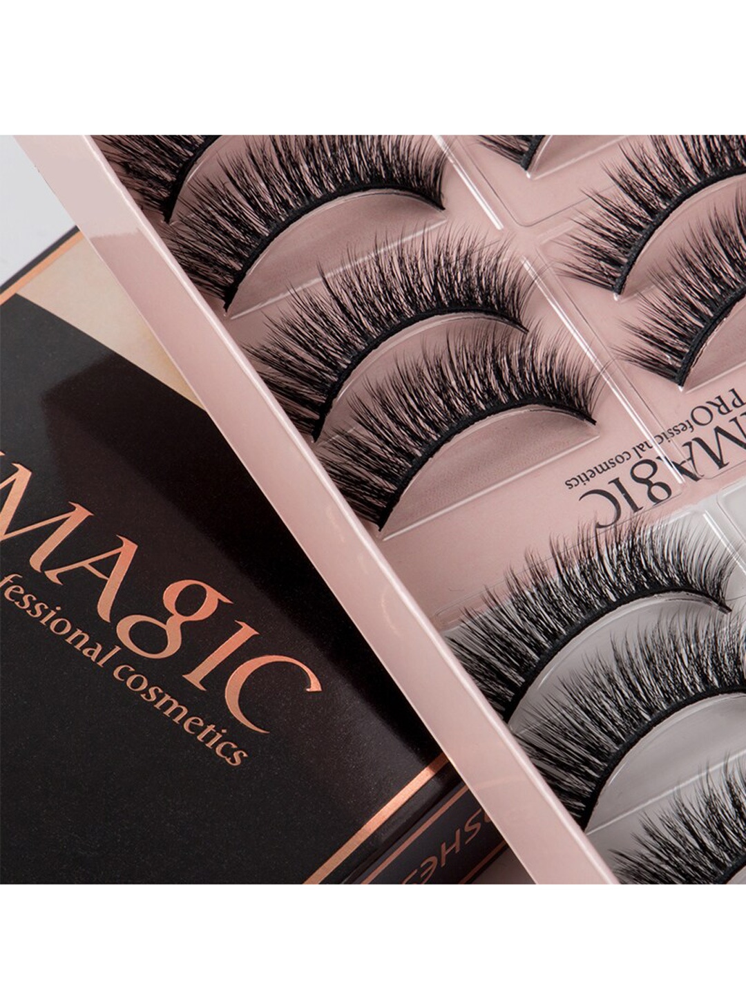 

IMAGIC Black Set of 10 3D False Eyelashes - L03