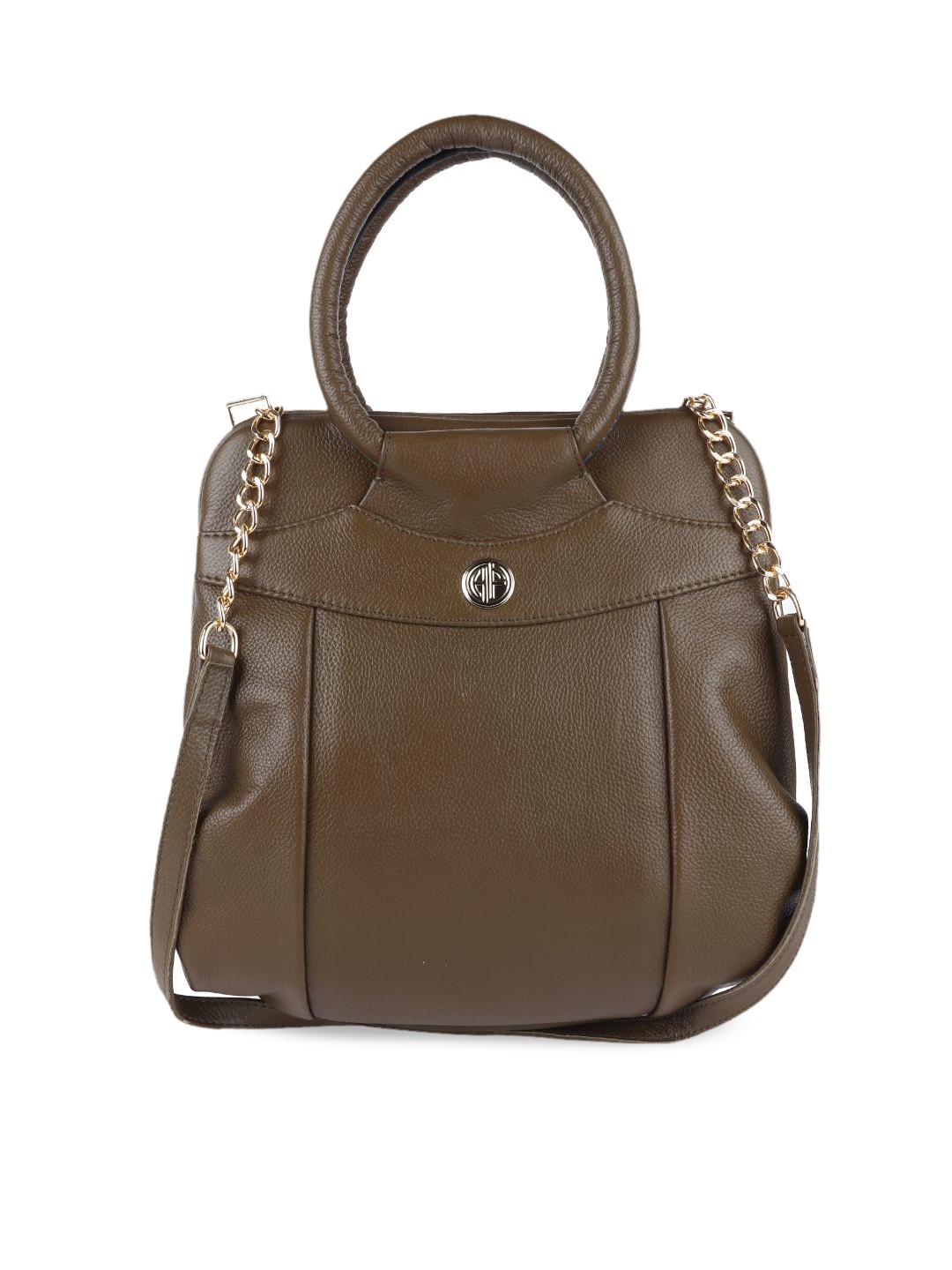 

HAMMONDS FLYCATCHER Beige Leather Structured Handheld Bag