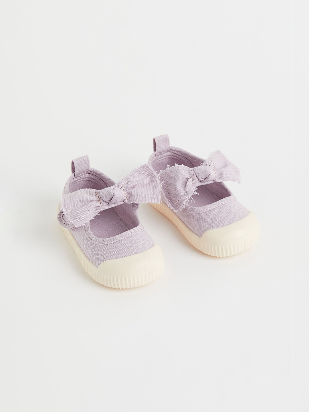 

H&M Girls Purple Cotton Canvas Sandals