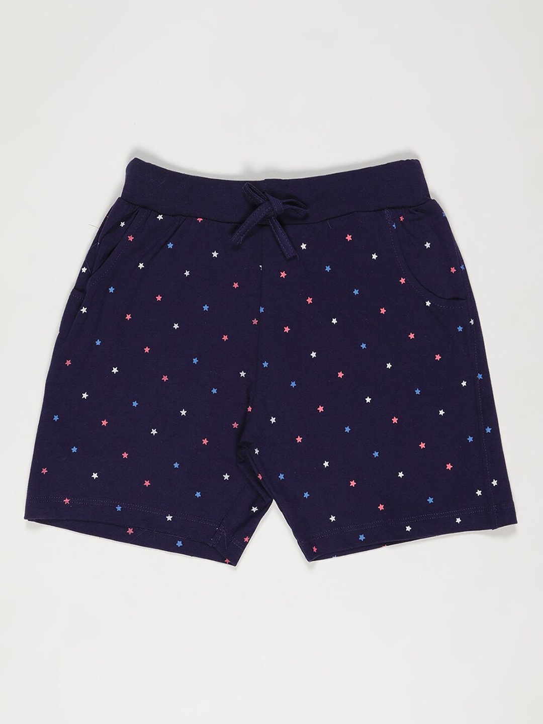 

V2 Value & Variety Girls Blue Printed Shorts