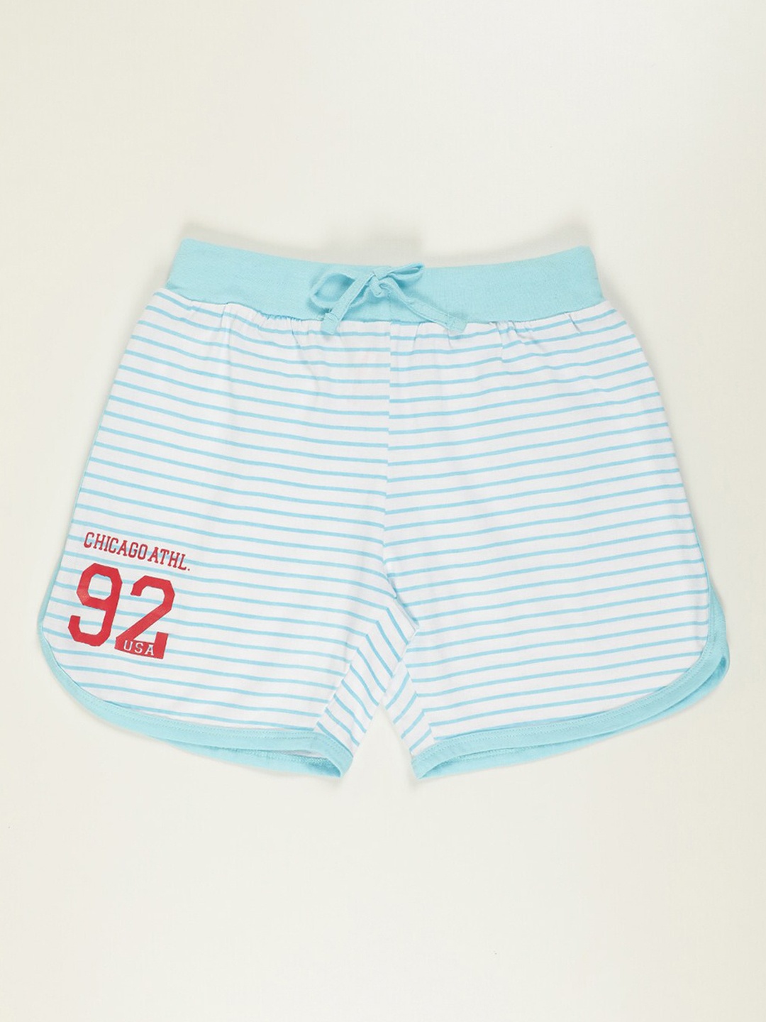 

V2 Value & Variety Girls Blue Striped Shorts