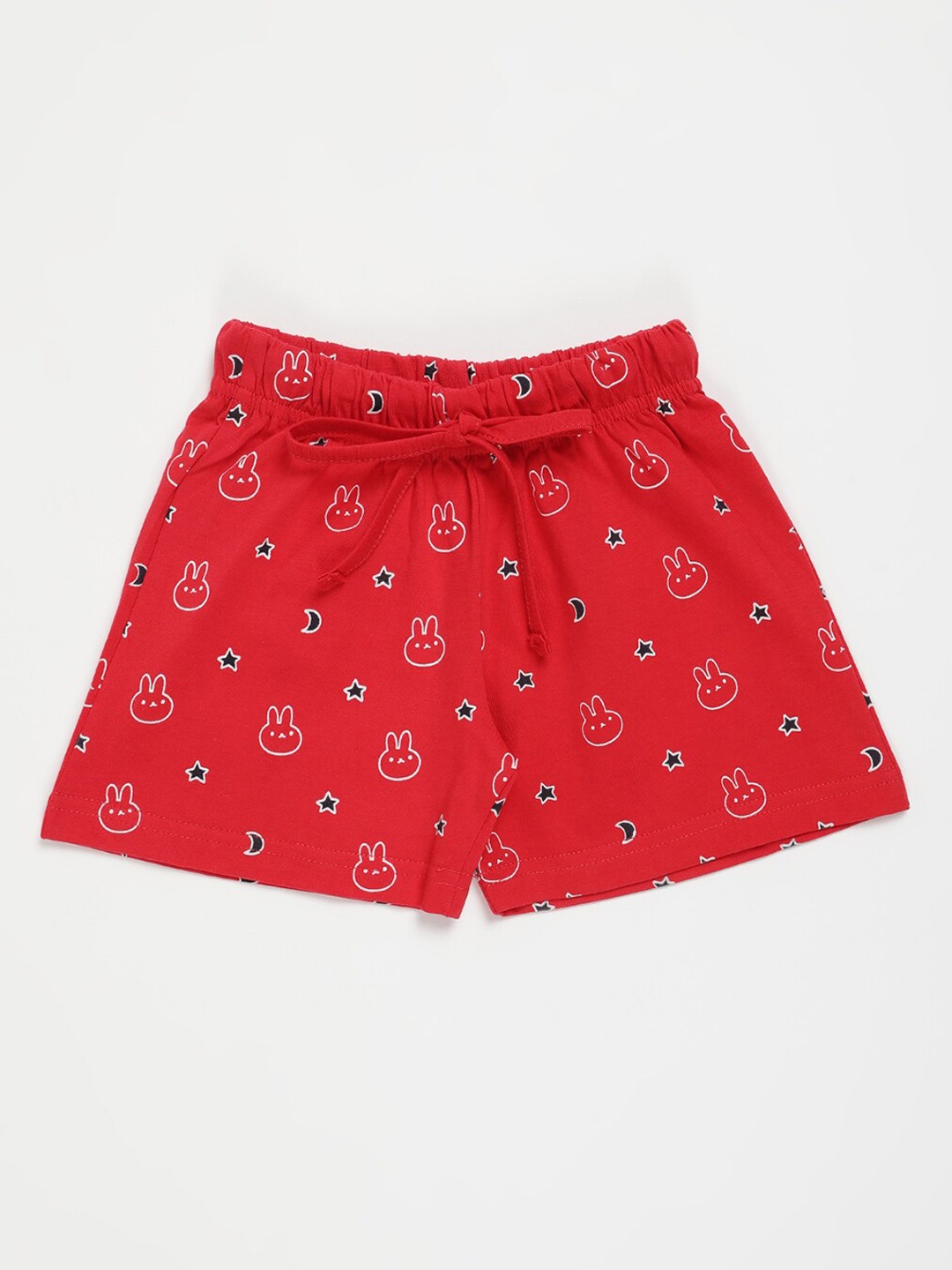 

V2 Value & Variety Girls Pink Printed Shorts