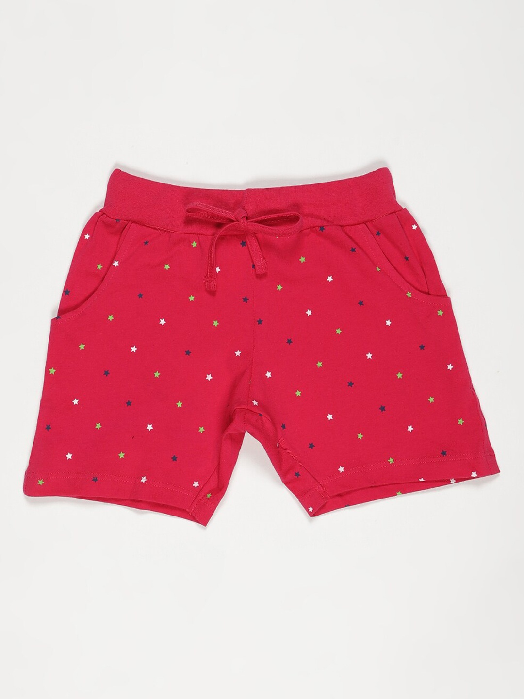 

V2 Value & Variety Girls Pink Printed Shorts
