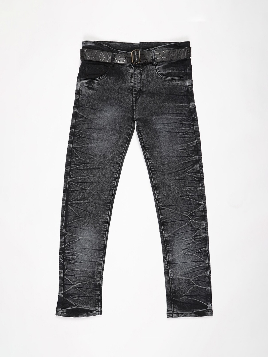 

V2 Value & Variety Boys Black Heavy Fade Jeans