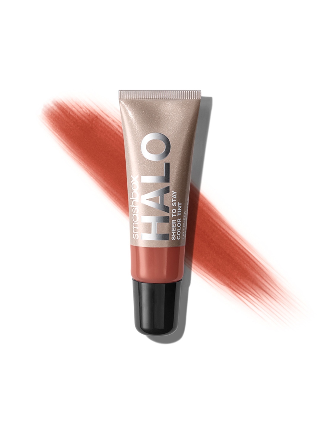 

Smashbox Halo Sheer To Stay Lip + Cheek Tint with Sunflower & Jojoba Oil 10 ml- Terracotta, Orange