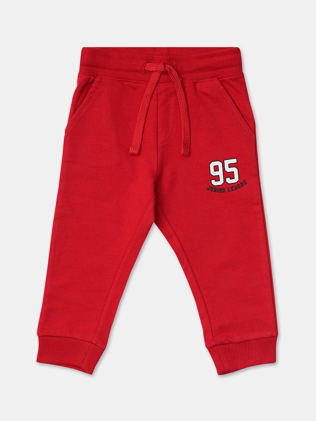

R&B Infant Red Solid Joggers