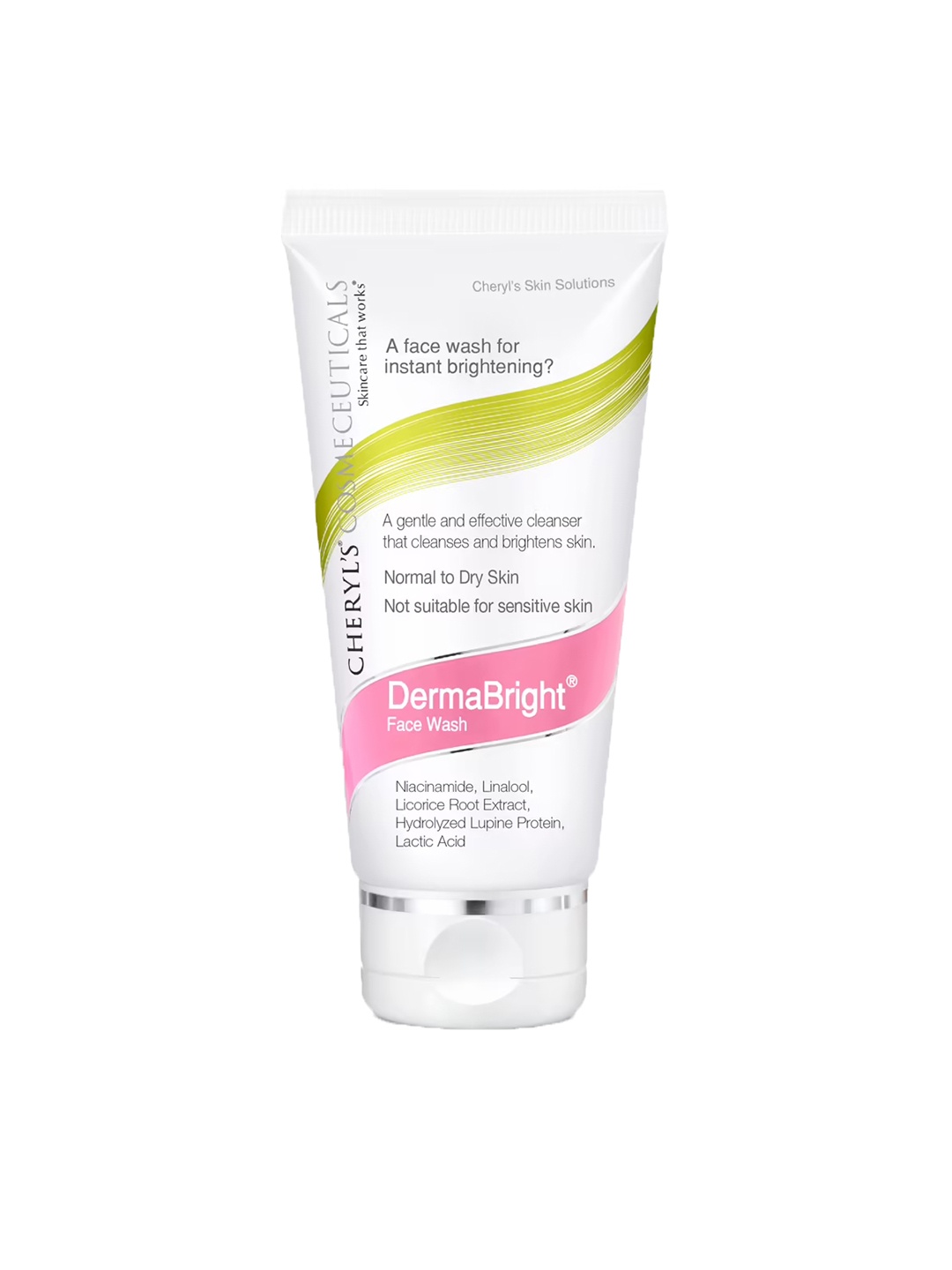 

Cheryls Cosmeceuticals Derma Bright Face Wash for Normal To Dry Skin- 50 g, White