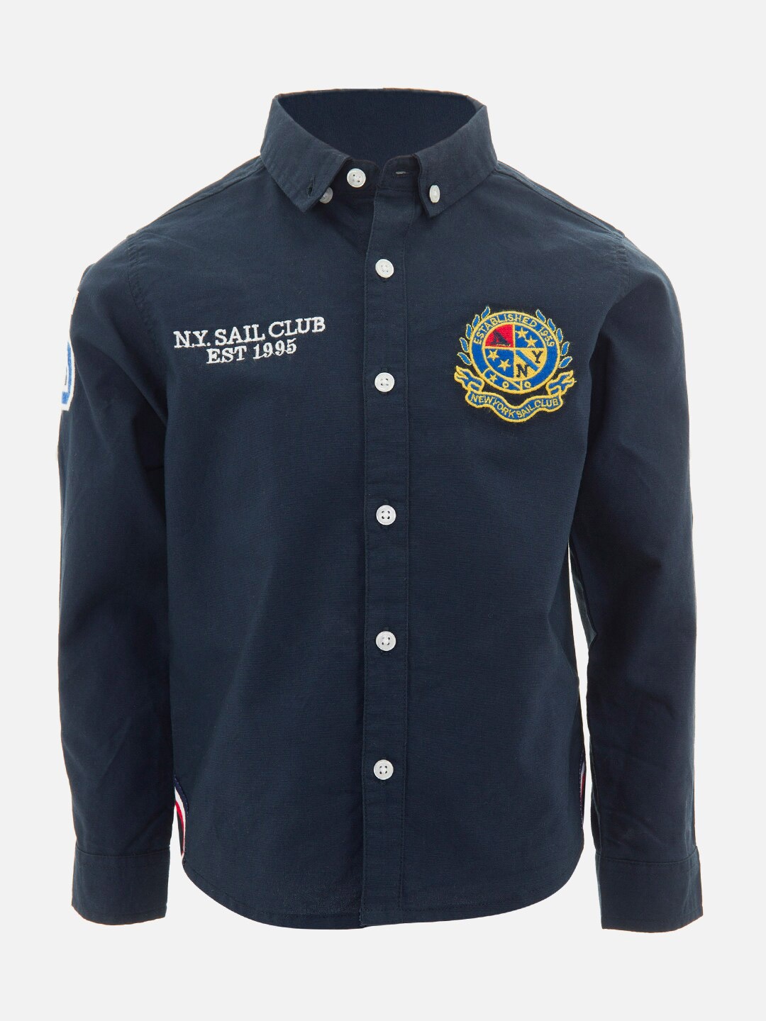 

R&B Boys Navy Blue Casual Shirt