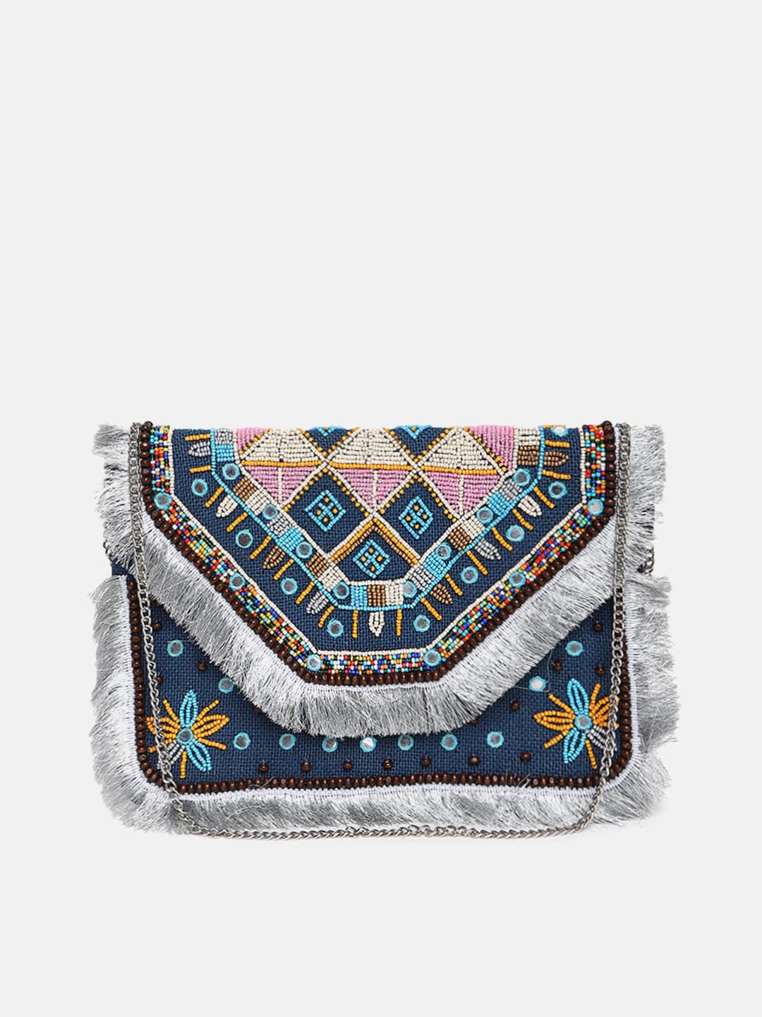 

FABBHUE Women Multi Clutches, Navy blue