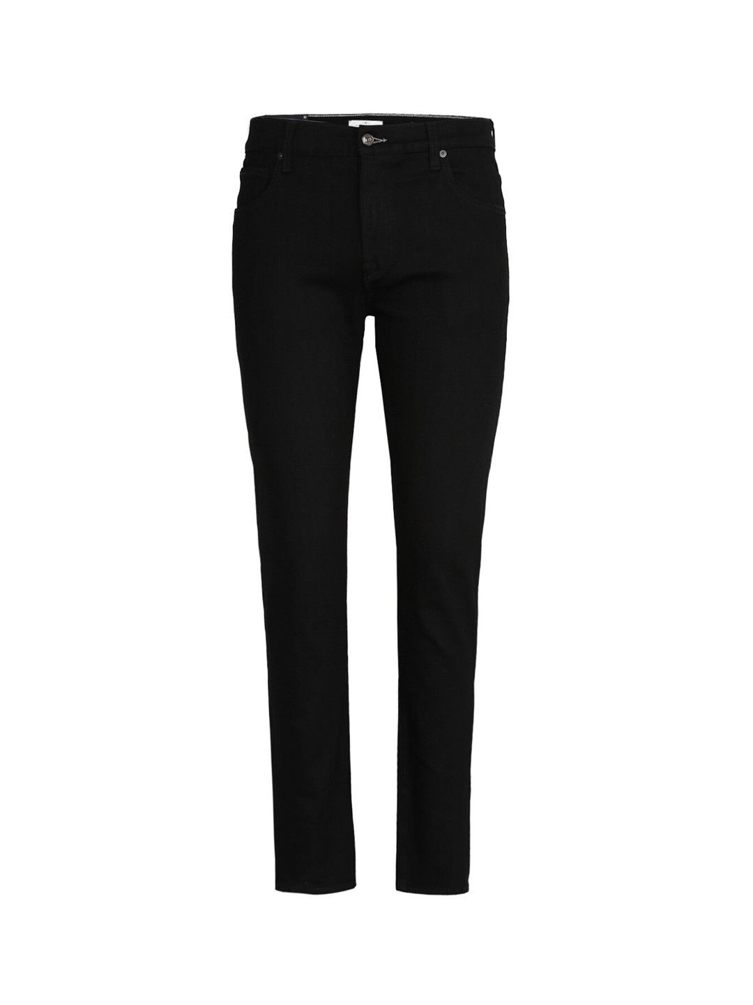 

7 For All Mankind Men Black Skinny Fit Jeans