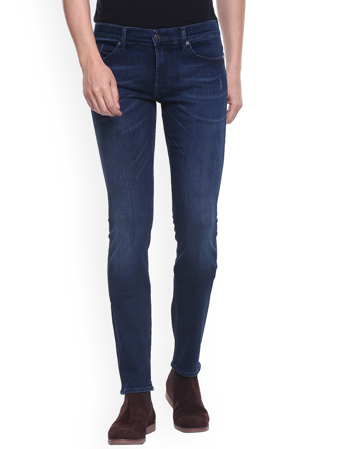 

7 For All Mankind Men Blue Slim Fit Jeans