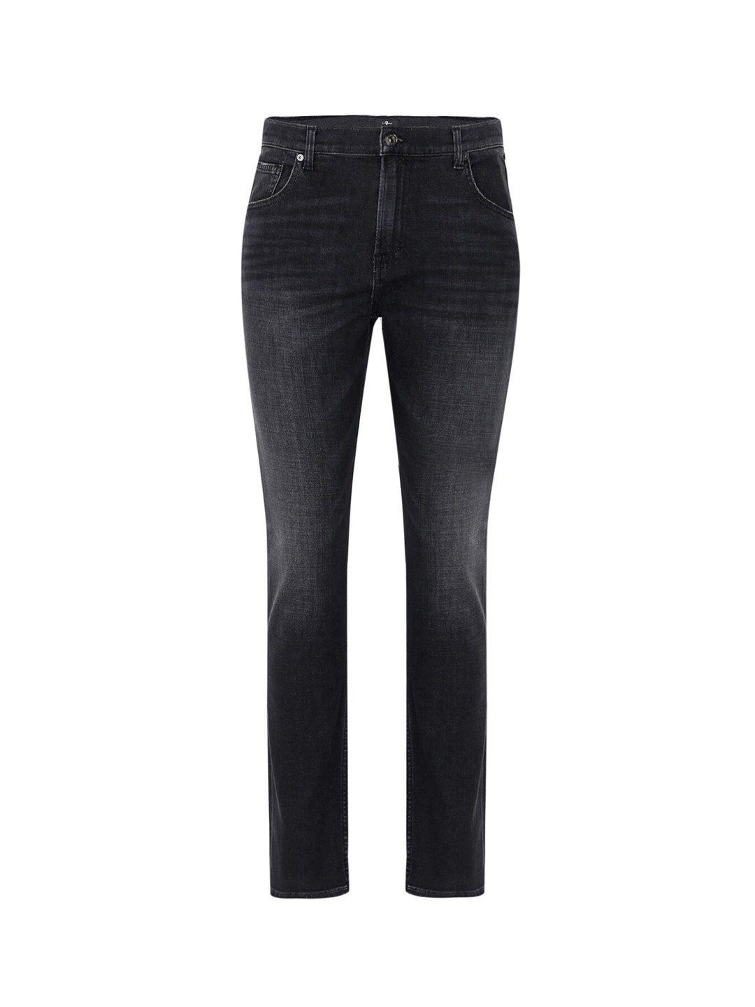 

7 For All Mankind Men Navy Blue Straight Fit Jeans