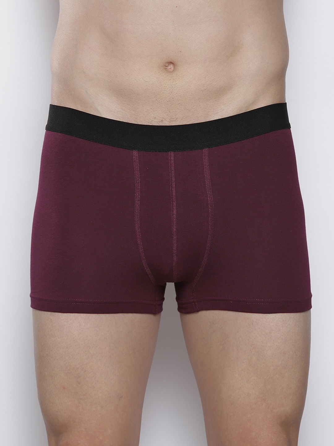 

DeFacto Men Maroon Solid Basic Trunks X7163AZ