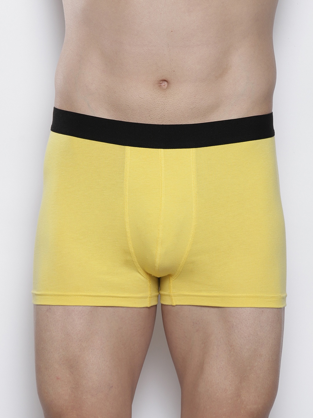 

DeFacto Men Yellow Solid Basic Trunks X7163AZ