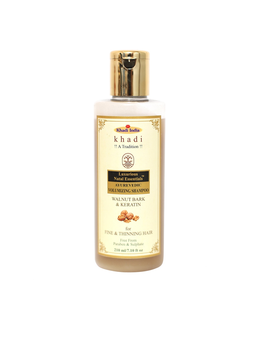 

Natural Herbs Ayurvedic Volumizing Shampoo 210ml, Cream
