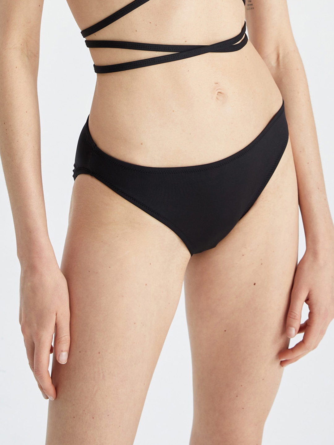 

DeFacto Women Black Bikini Briefs T4308AZ