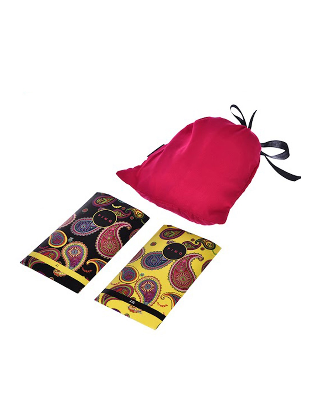 

PINQ Bulk Me Travel Set - 40 Organic Cotton Feel Ultra Sanitary Pads - XXL & XL Sizes, Yellow
