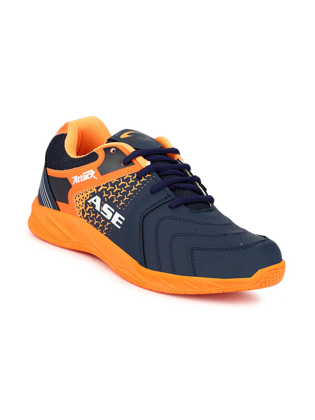 

ASE Men Orange Badminton Non-Marking Shoes