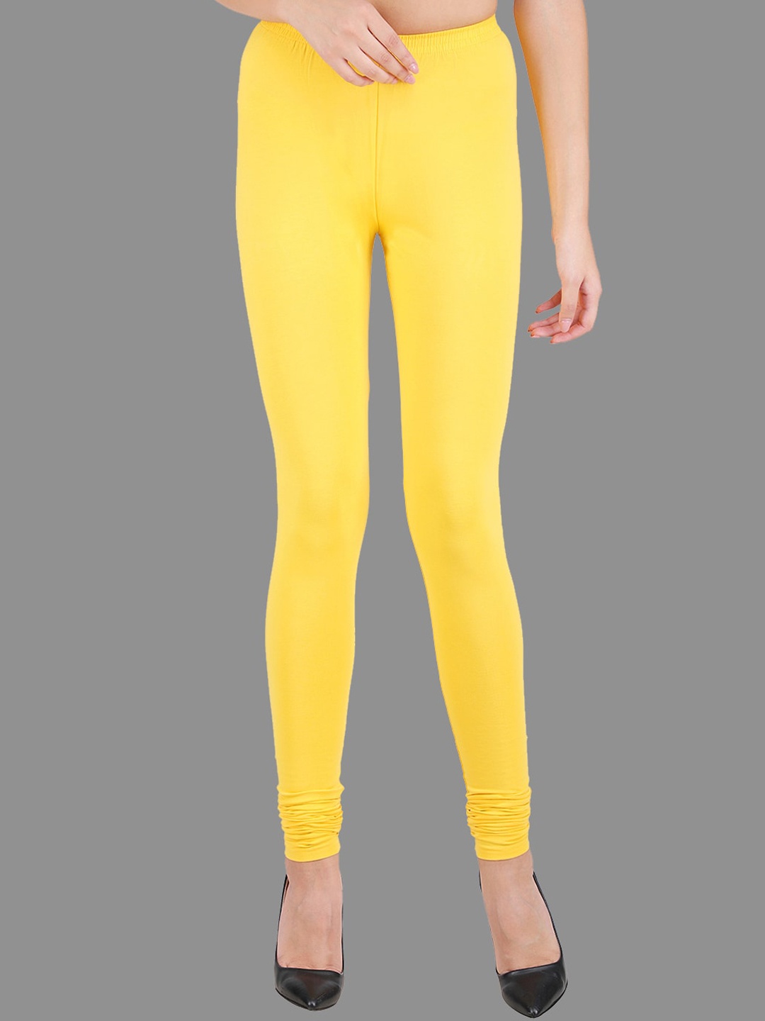 

SPIFFY Yellow Churidar Leggings