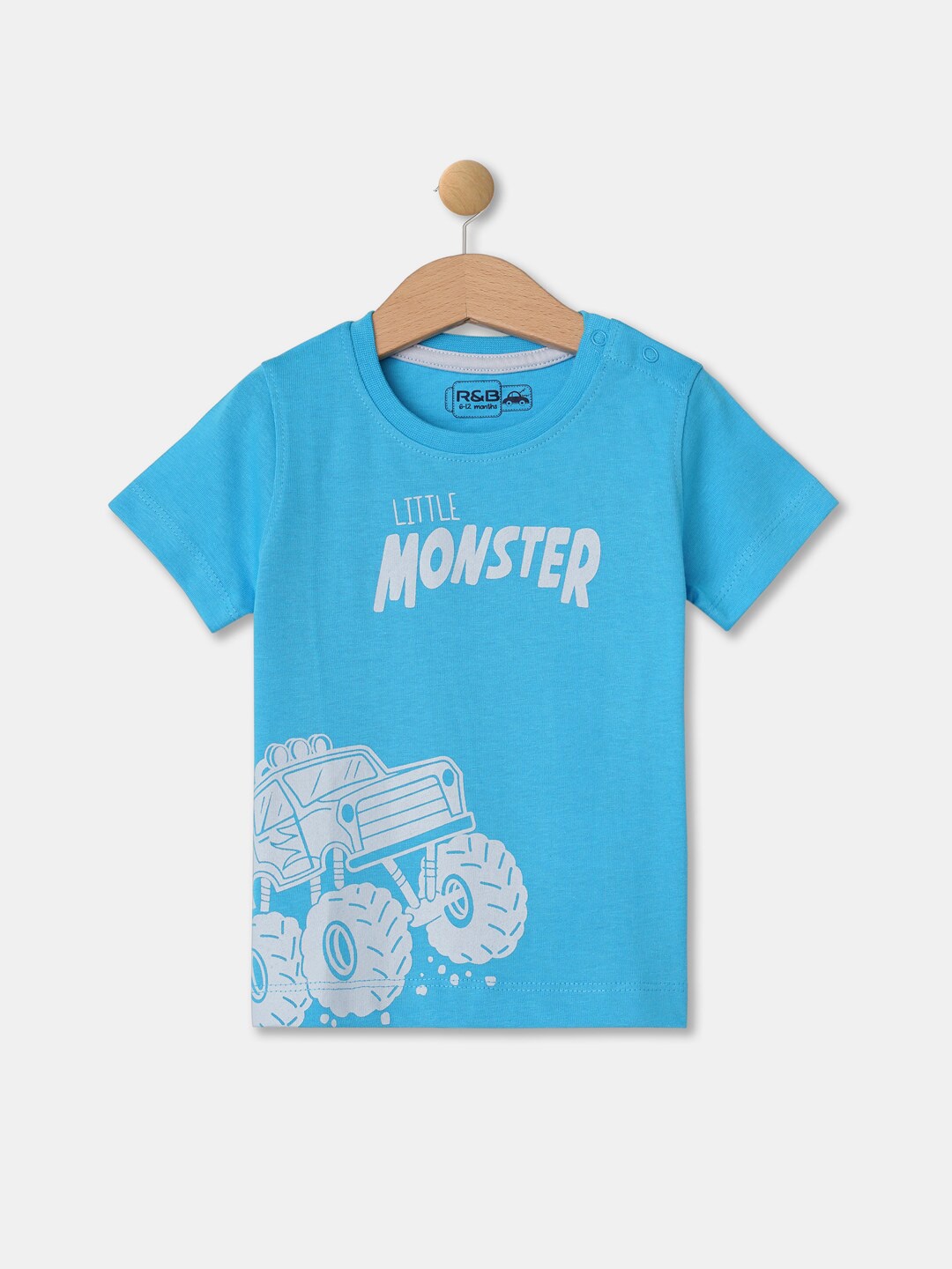 

R&B Boys Blue Raw Edge T-shirt
