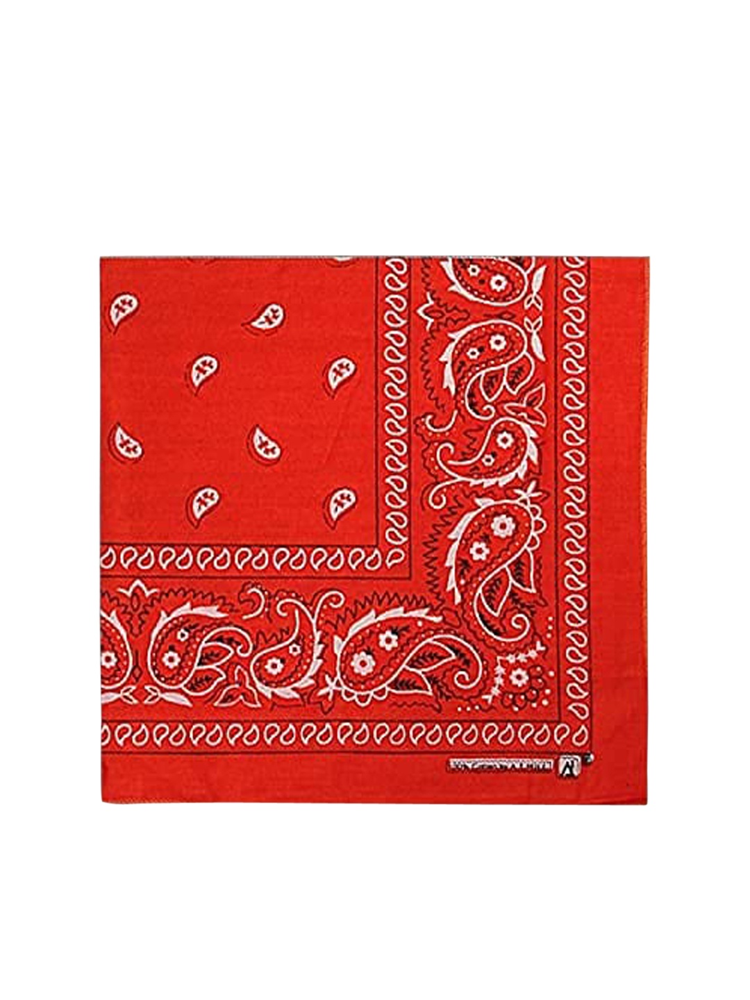 

Aadikart Red & White Paisley Printed Cotton Bandana Headband