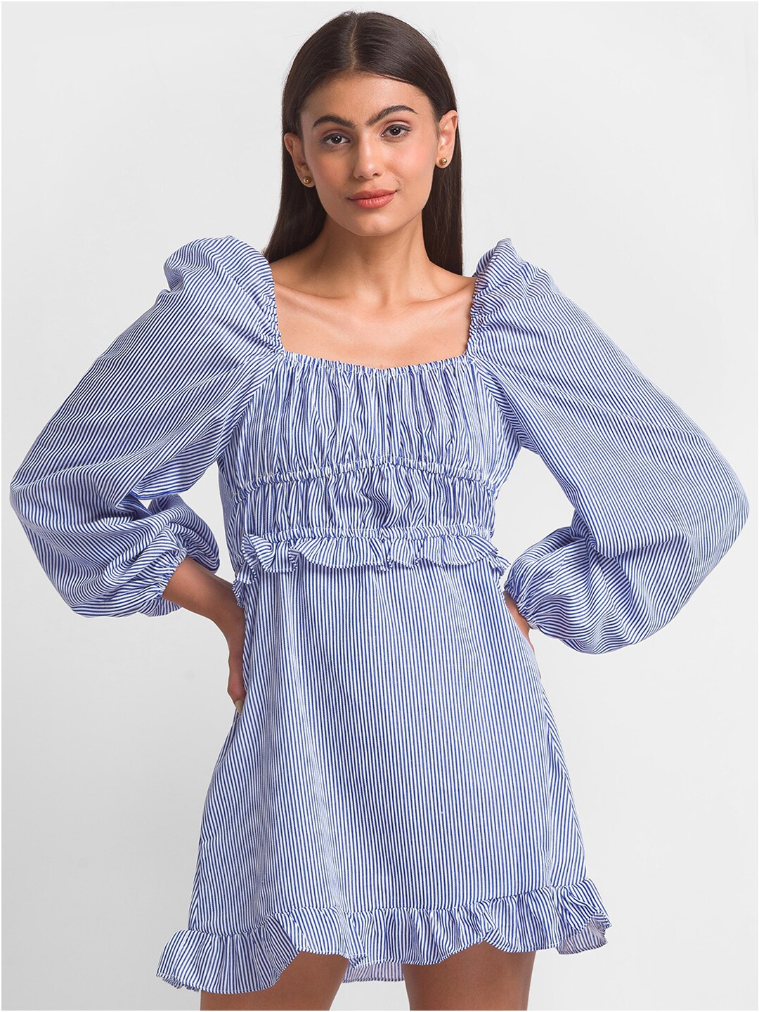

Globus Blue Checked Dress