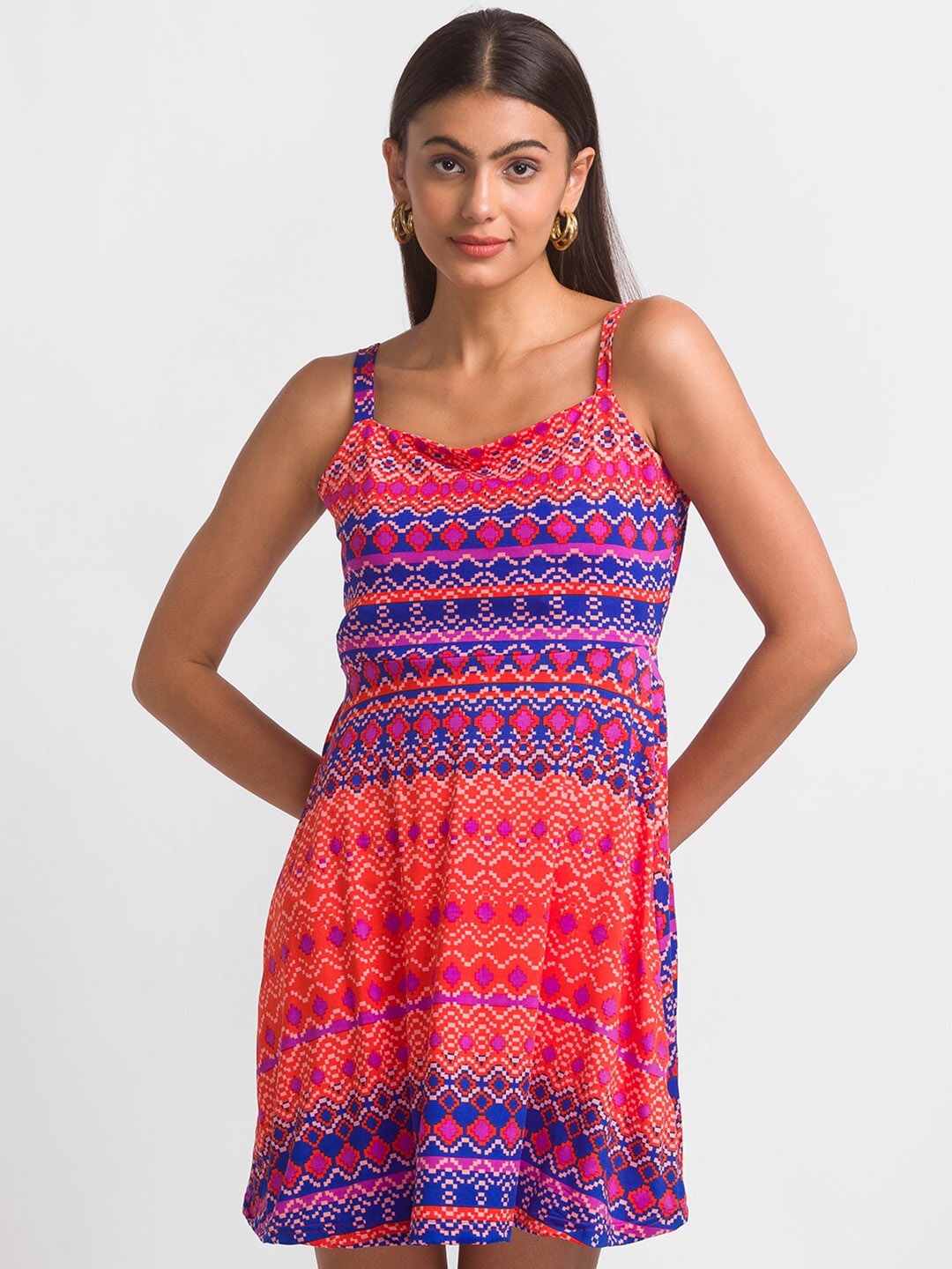 

Globus Multicoloured Tribal Dress, Multi