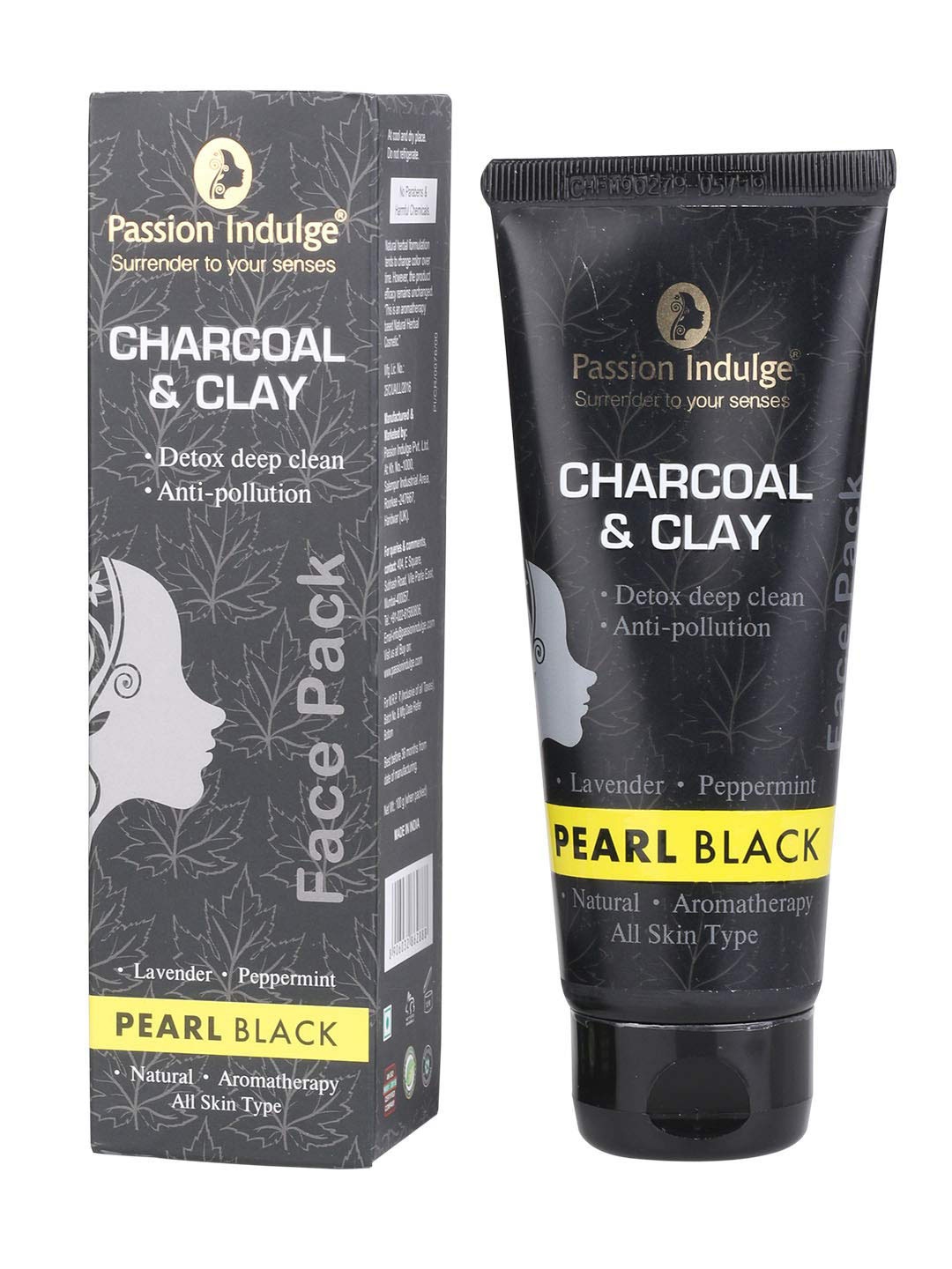 

Passion Indulge Natural Face Mudd Pack 100gm, Black
