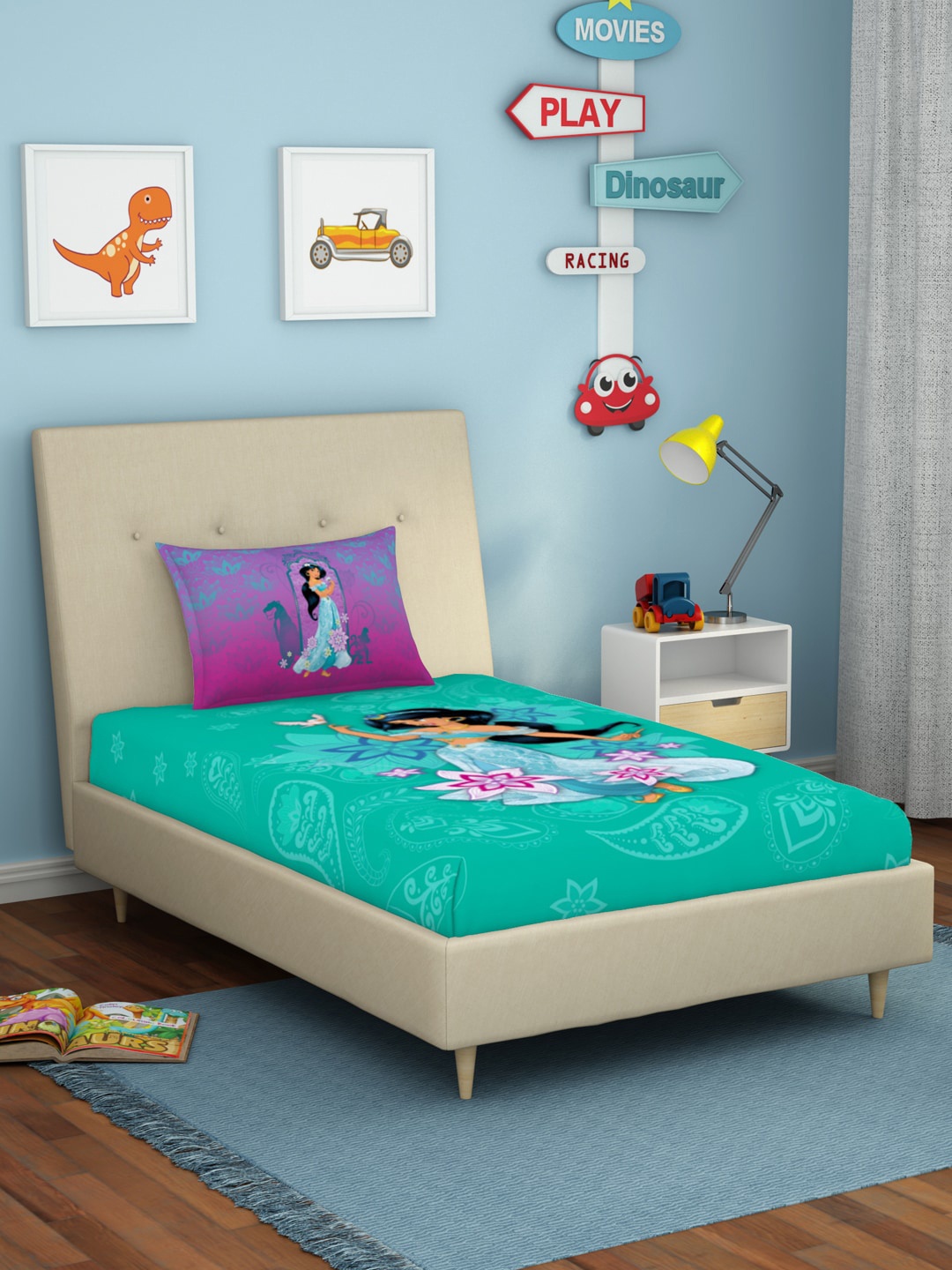 

SPACES Unisex Kids Blue Bedsheets