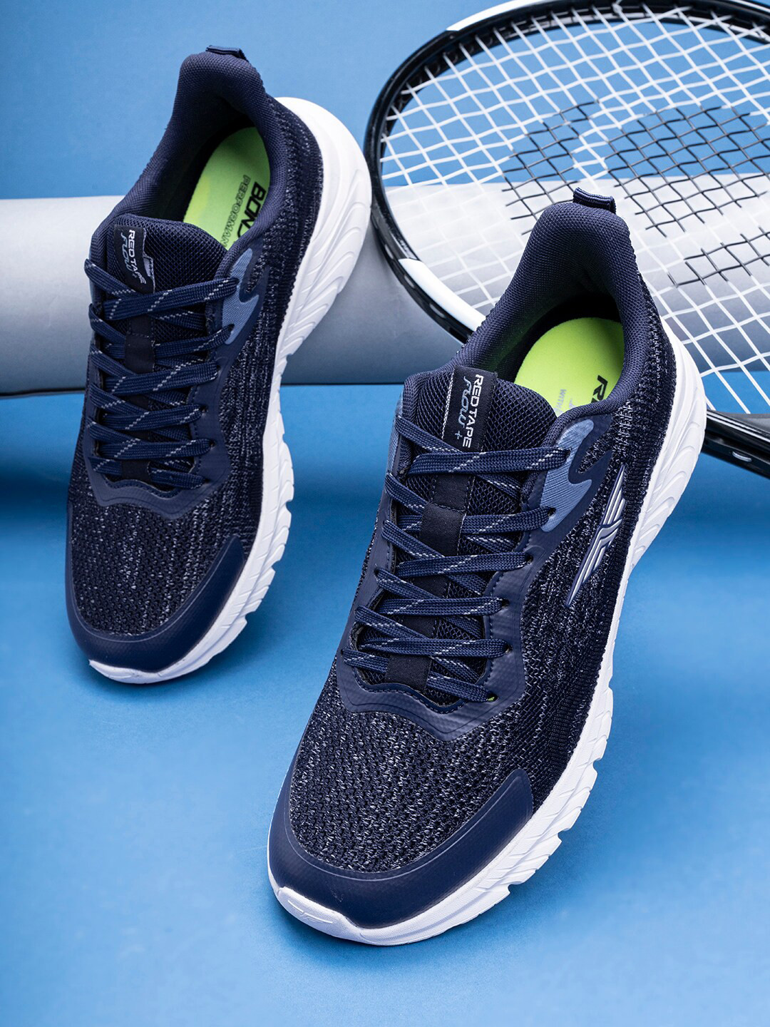

Red Tape Men Navy Sports Athleisure Shoes, Navy blue