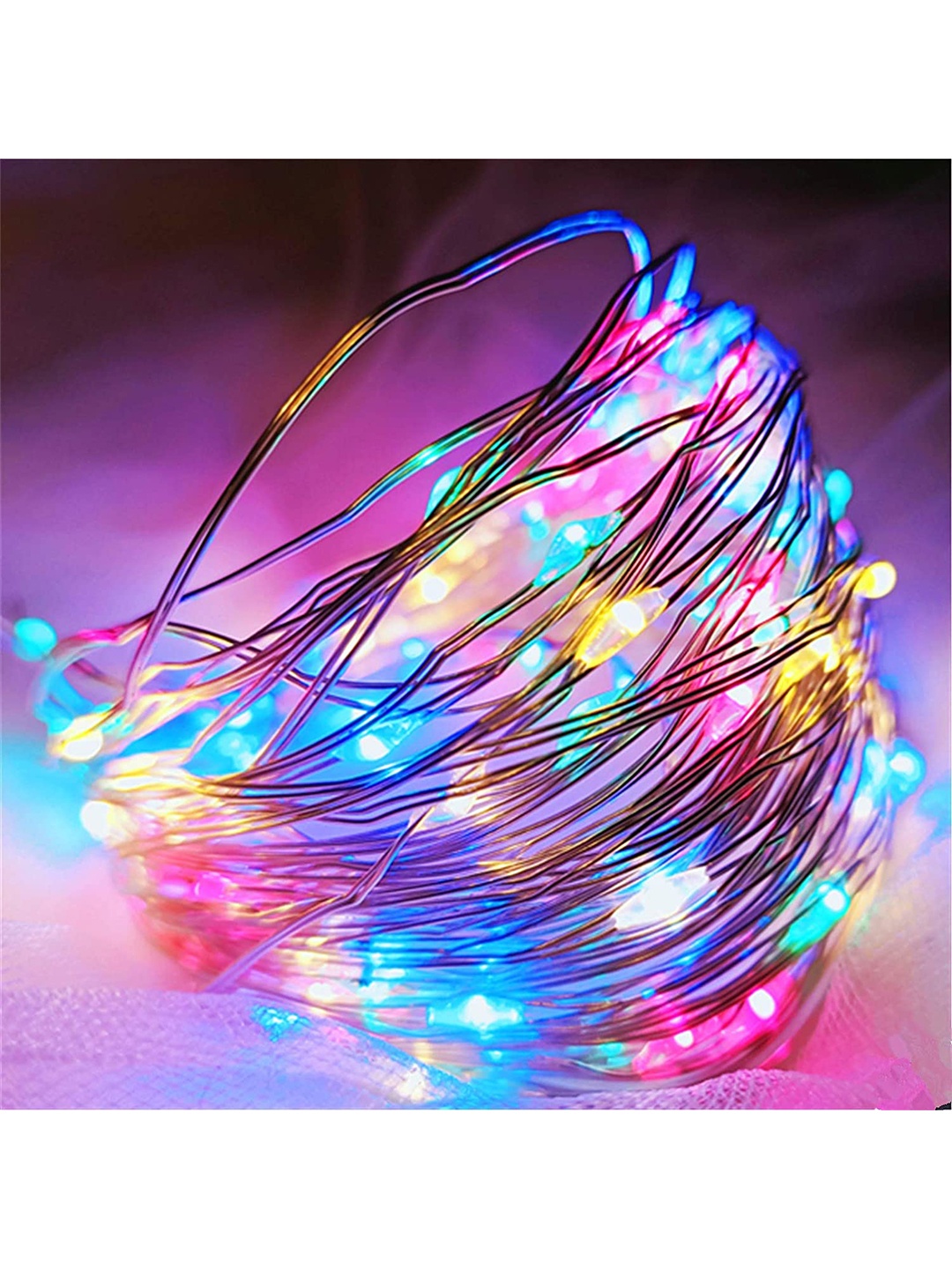 

XERGY Multicoloured USB Powerd LED string light- 10 meter, Multi