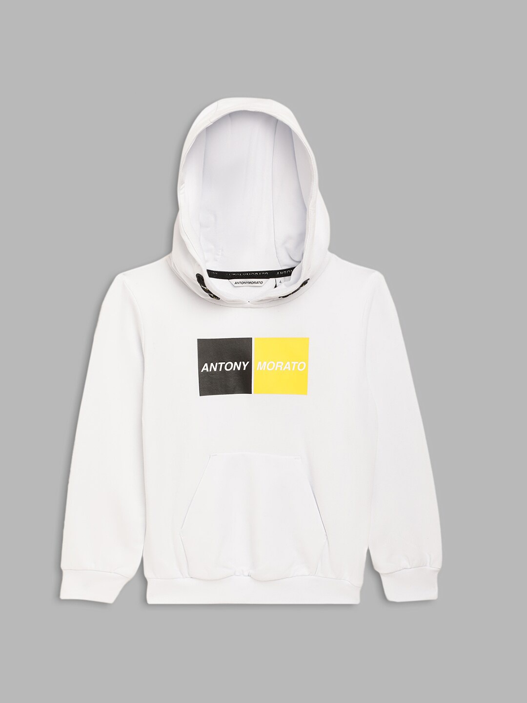 

Antony Morato Boys White Hooded Sweatshirt