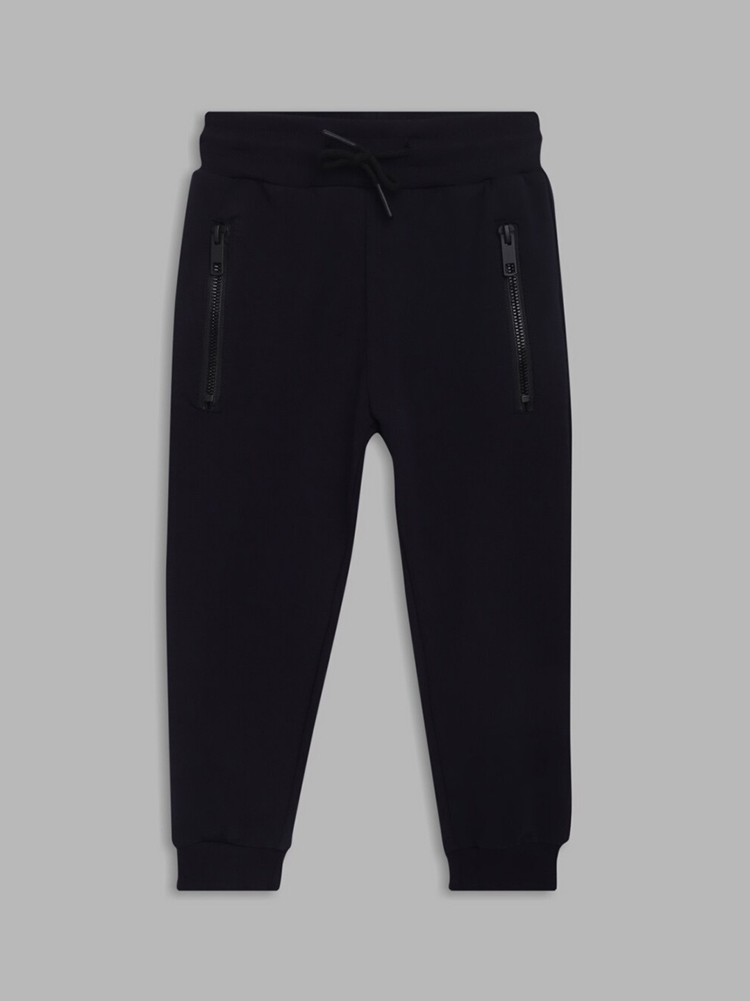 

Antony Morato Boys Blue Solid Cotton Joggers