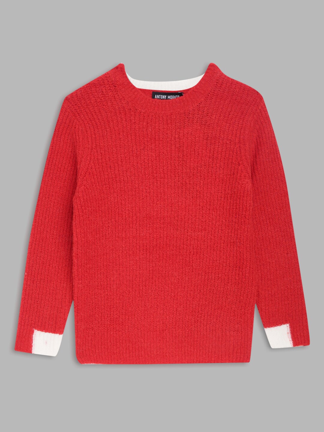 

Antony Morato Boys Orange & White Sweater