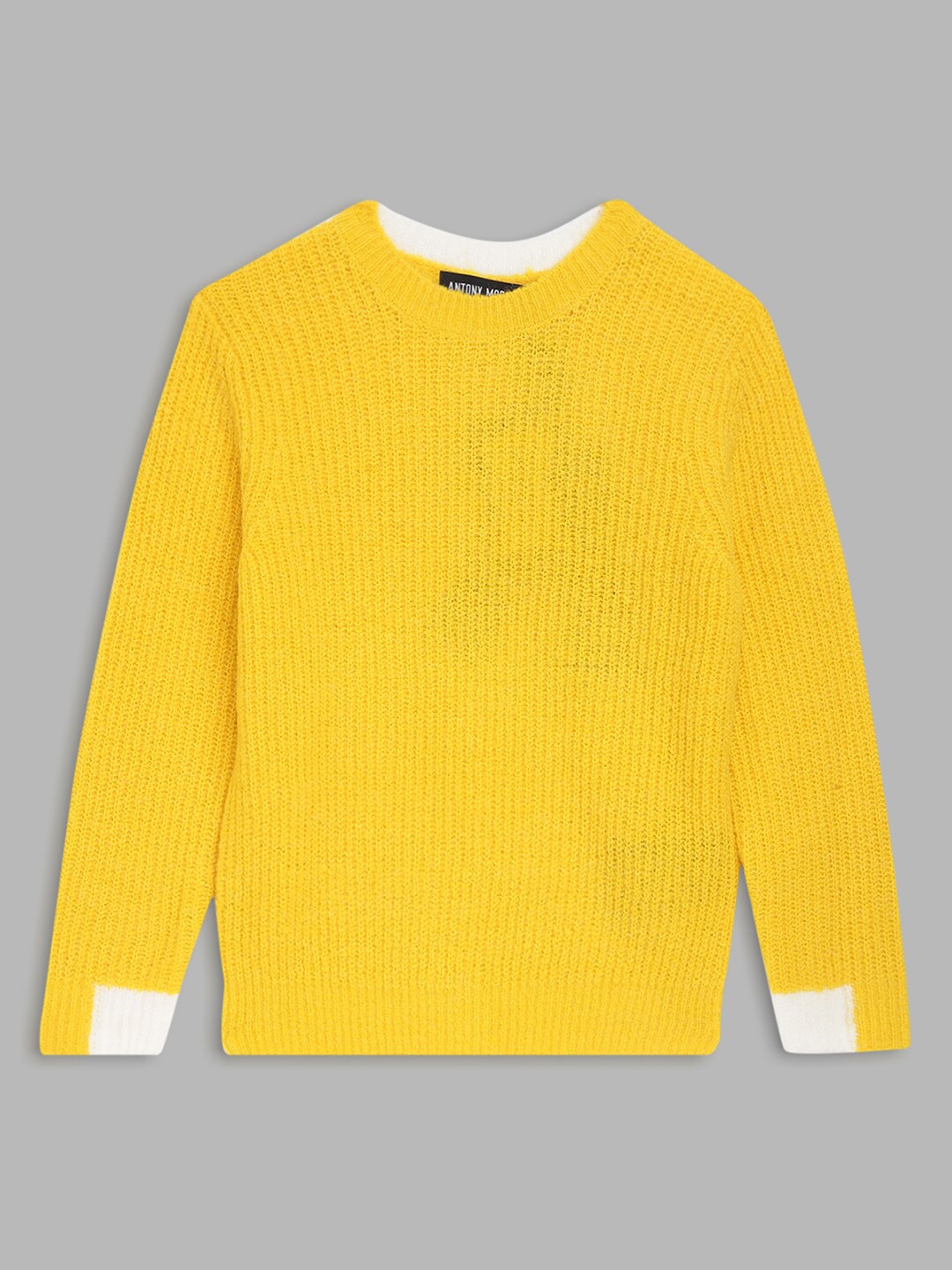 

Antony Morato Boys Yellow & White Pullover