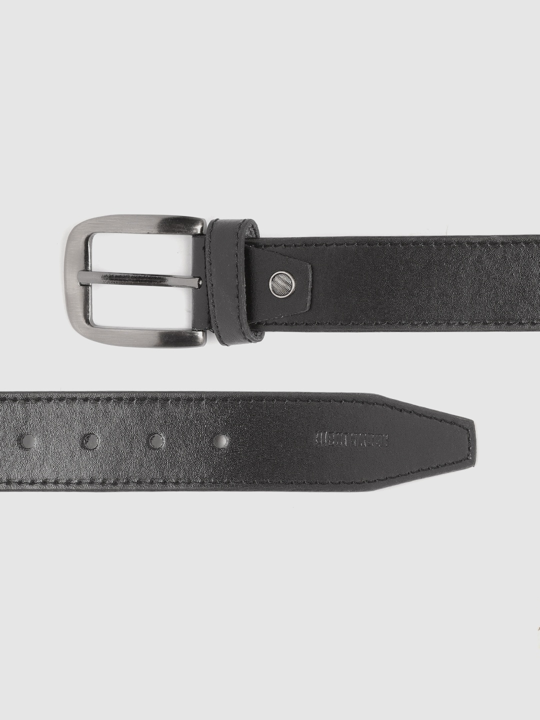 

HIGHLANDER Men Black Abstract Textured Belt