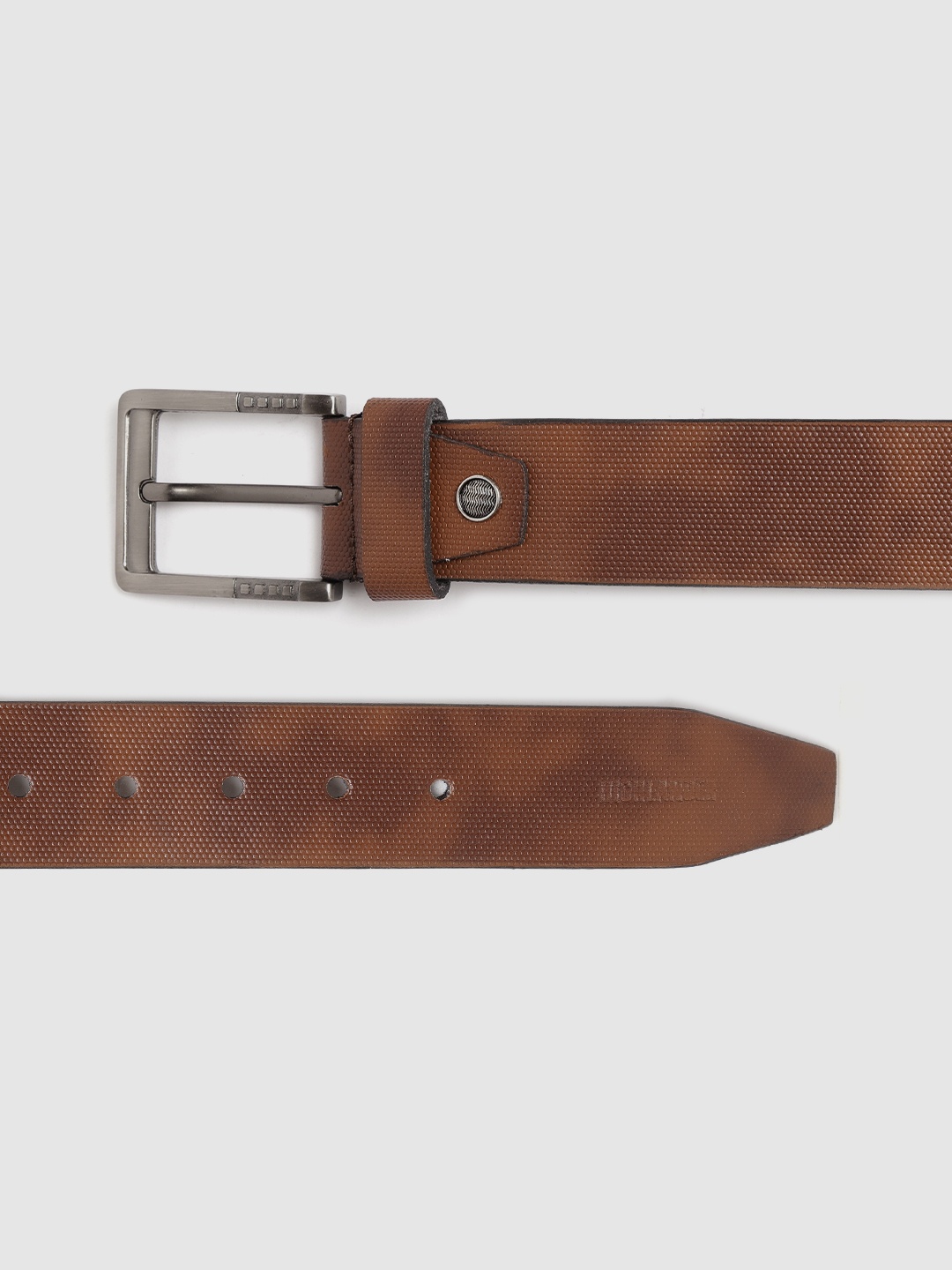 

HIGHLANDER Men Brown Textured Belt