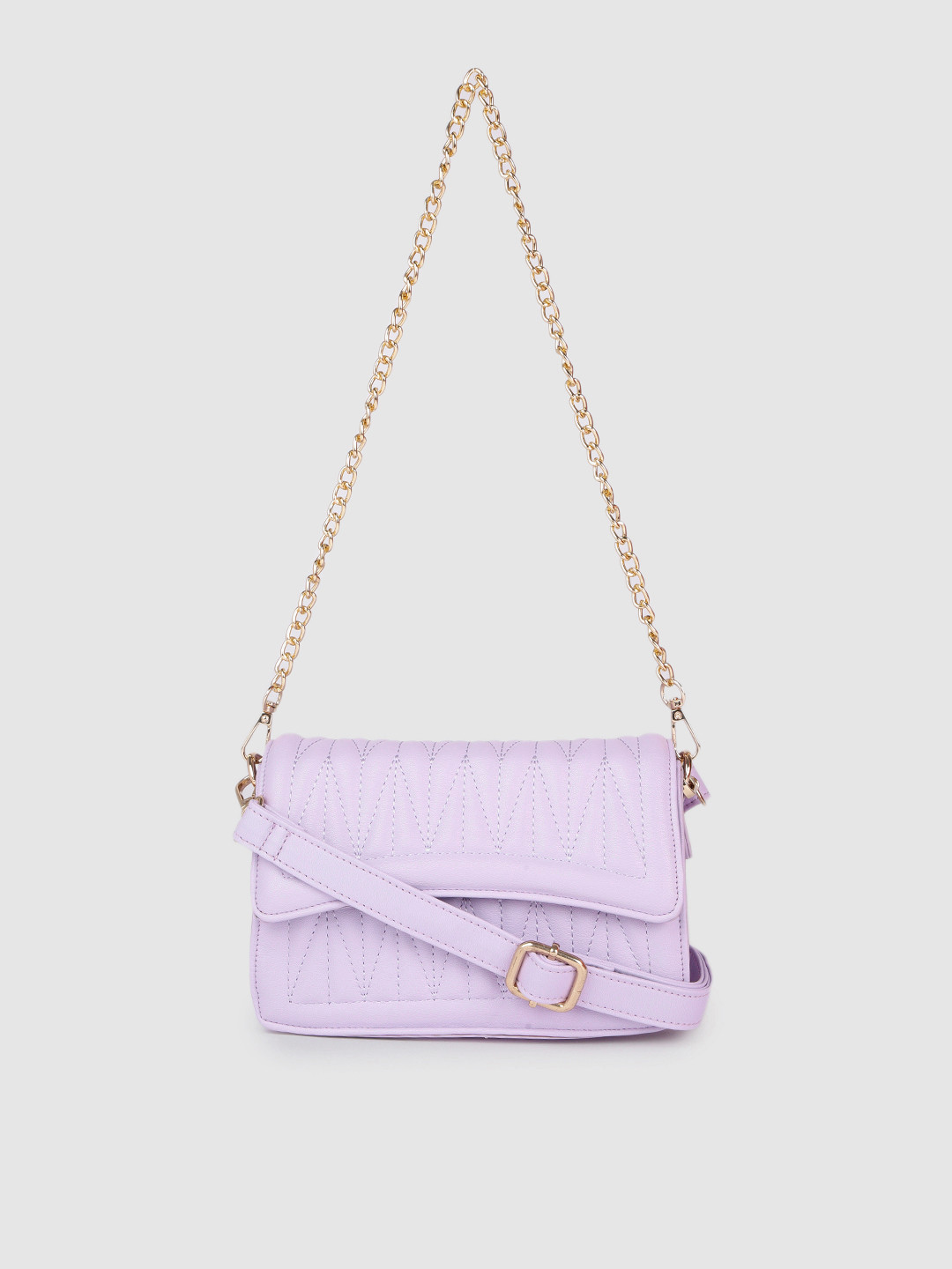 

bebe Women Lavender Structured Shoulder Bag